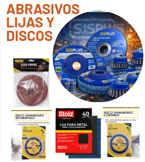 ABRASIVOS / LIJAS / DISCOS